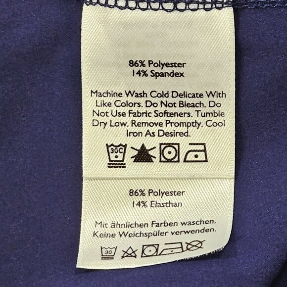 Eddie Bauer Men’s XL Stretch Performance Button Shirt Navy Blue - Picture 6 of 7